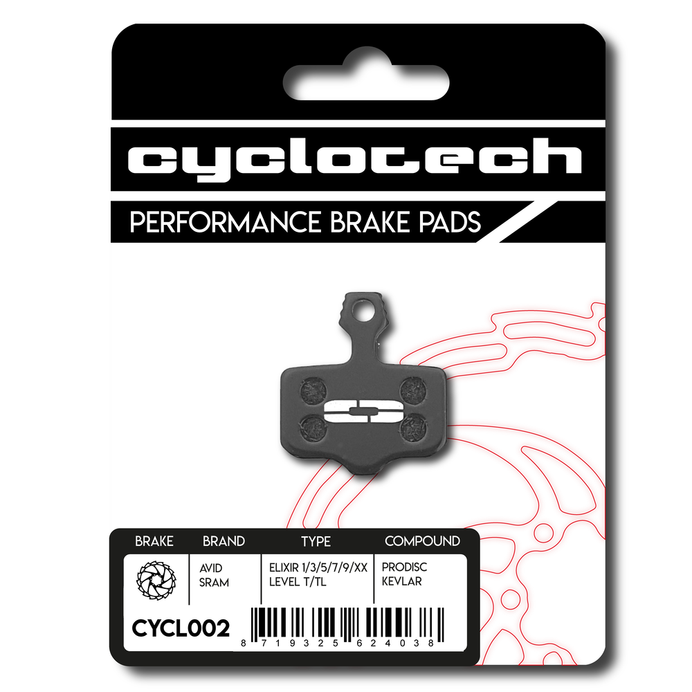 Avid Elixir organische Bremsbelage Cyclotech Prodisc Kevlar