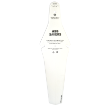 Ass Savers Smartass Schutzblech hinten, transparent-weiß