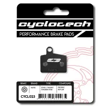 Hayes Dyno - Radar - Stroker Ryde Organische Bremsbeläge, Cyclotech Prodisc Kevlar