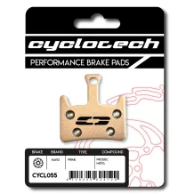 Hayes Prime Sinter Bremsbeläge, Cyclotech Prodisc Metal.