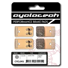 Magura Gustav Pro Sinter Bremsbeläge (4 st), Cyclotech Prodisc Metal