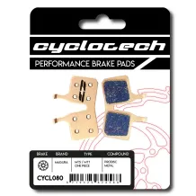 Magura MT5 - MT7 - CT5 single Sinter Bremsbeläge, Cyclotech Prodisc Metal.