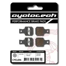 Magura MT5 - MT7 - CT5 single Bremsbeläge (4st), Cyclotech Prodisc Kevlar