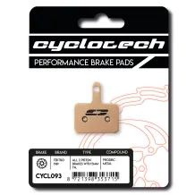 Tektro 2-Kolben 5 mm Bremsbeläge, Cyclotech Prodisc Metal